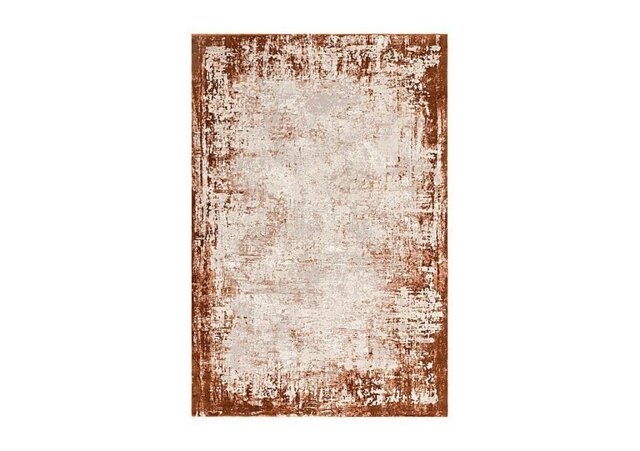 Kuza Border Rug - 160cm-x-230cm - Terracotta