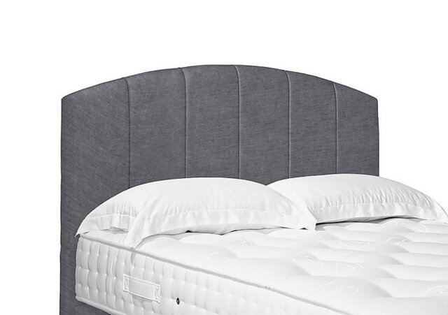 Artisan Collection Bow Standard Floor Standing Headboard - Single - Aston Steel