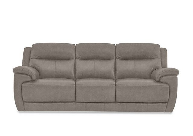 Touch 3 Seater Heavy Duty Fabric Sofa - Silver