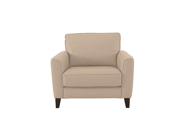 Ideal Home - Brondby Leather Armchair - BV Pebble