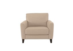 Ideal Home - Brondby Leather Armchair - BV Pebble