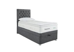 Sleepeezee - Natural Touch 3000 Pillowtop End Ottoman Divan Set - Single - Joshua Grey