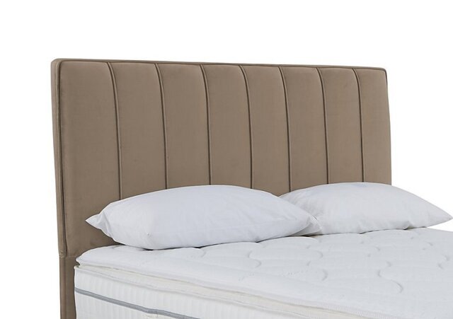 Sleepeezee - Daniel Floor Standing Headboard - Single - Plush Beige