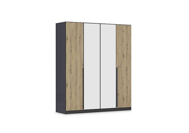 Rauch - Leon 181cm 4 Door Hinged Décor Wardrobe with Mirror Doors