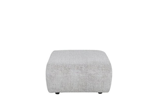 Pandora Medium Footstool - Chevron Silver