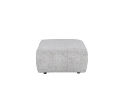 Pandora Medium Footstool - Chevron Silver