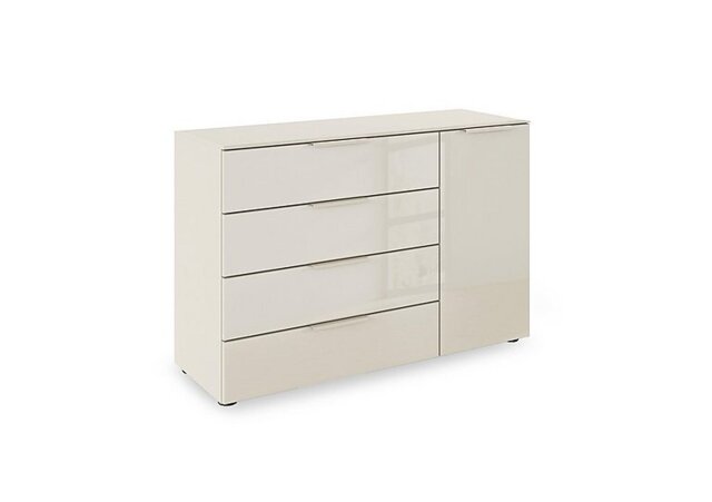 Rauch - Haven 4 Drawer 1 Door Décor Chest with Glass Front