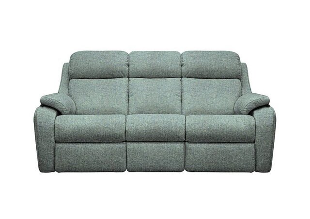 G Plan - Kingsbury 3 Seater Fabric Power Recliner Sofa - Dapple Kingfisher