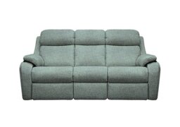 G Plan - Kingsbury 3 Seater Fabric Power Recliner Sofa - Dapple Kingfisher