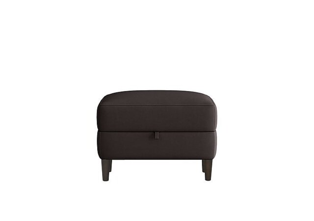 Uno NC Leather Storage Footstool