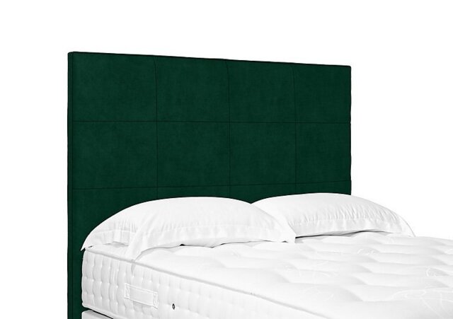 Artisan Collection Elwood High Floor Standing Headboard - Single - Plush Emerald