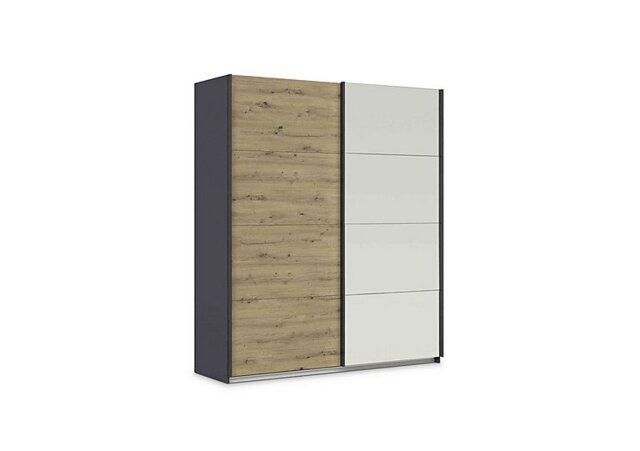 Rauch - Leon 181cm 2 Door Sliding Decor Wardrobe with Mirror Door