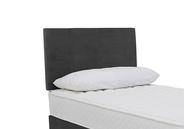 Silentnight - Carbon Strutted Headboard - Single - Luxury Charcoal