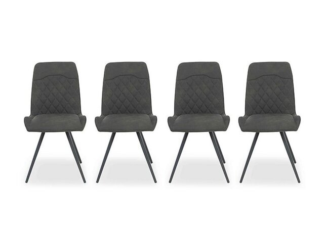 Warrior Set of 4 Standard Dining Chairs - Grey