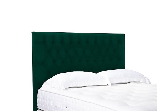 Artisan Collection Orton High Floor Standing Headboard - Single - Plush Emerald