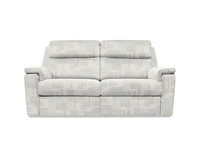 G Plan - Thornbury 3 Seater Fabric Sofa with Manual Recliner - Lydia Blush