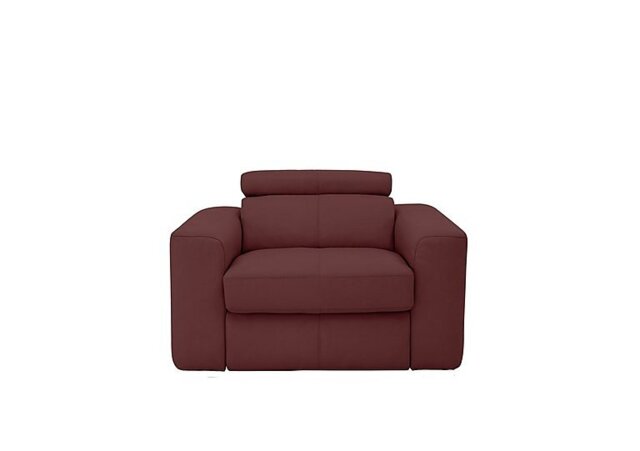 World of Leather - Infinity NC Leather Armchair - NC Deep Red