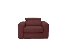 World of Leather - Infinity NC Leather Armchair - NC Deep Red