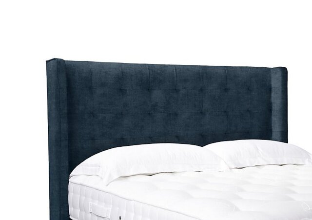Artisan Collection Onyx High Floor Standing Headboard - Single - Granite Blue