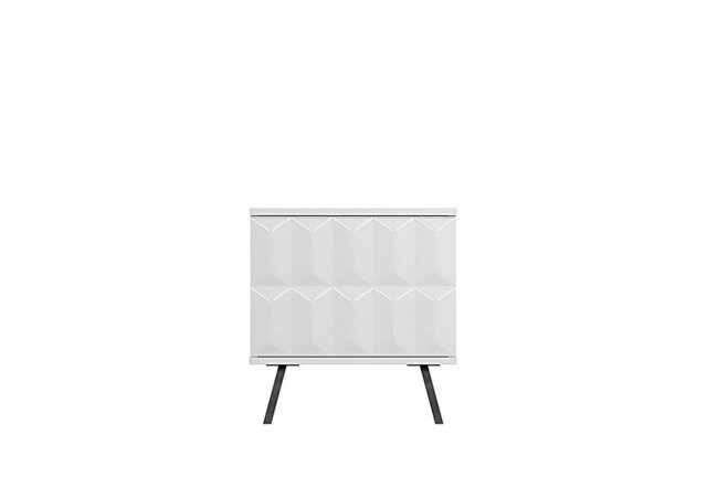 Alpha Lamp Table with SMART LED Lighting - White
