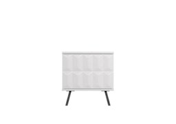 Alpha Lamp Table with SMART LED Lighting - White