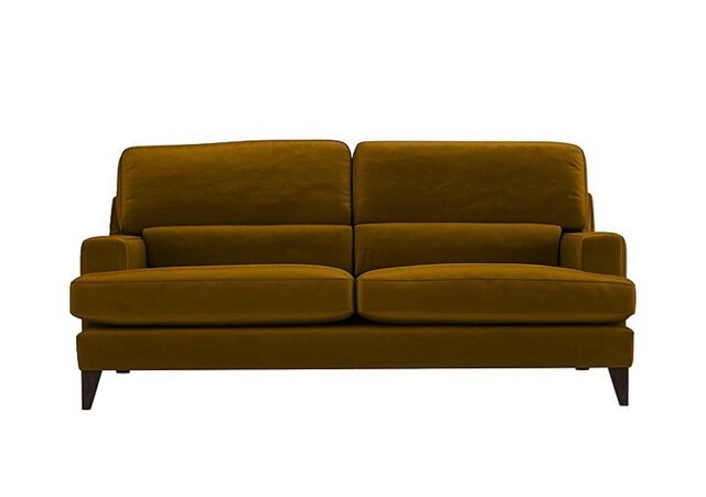 The Lounge Co. - Romilly 3 Seater Fabric Sofa - Honey Mustard