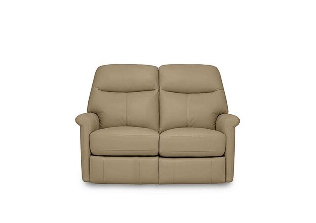 World of Leather - Compact Collection Lille 2 Seater Leather Sofa - Nude
