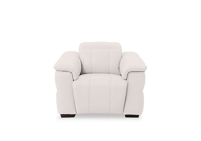Inca NC Leather Power Recliner Chair with Power Headrest - Cotton