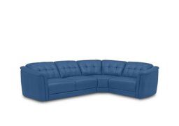 Monarch Small Leather Right Hand Facing Corner Sofa
