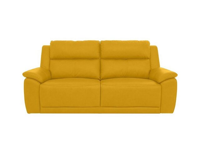 Utah 3 Seater Leather Sofa - Giallo