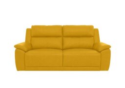 Utah 3 Seater Leather Sofa - Giallo