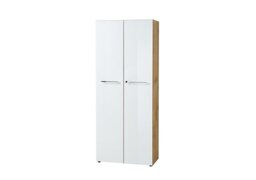 Alexi Tall Filing Cabinet - Oak & White