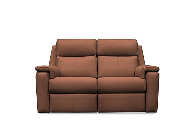 G Plan - Thornbury 2 Seater Leather Power Recliner Sofa - Cambridge Conker