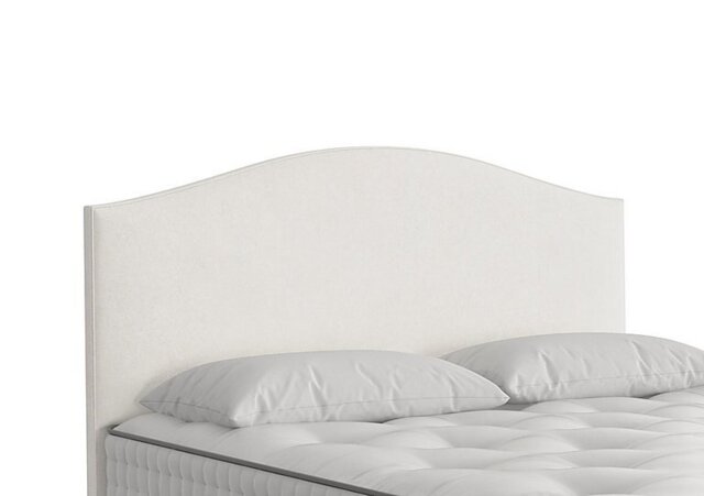 Vispring - Iris Floor Standing Headboard - Double - Faux Suede Snow