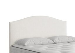 Vispring - Iris Floor Standing Headboard - Double - Faux Suede Snow