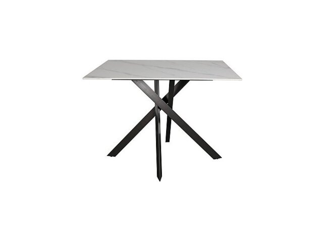 Samurai Bar Table with White Ceramic Top