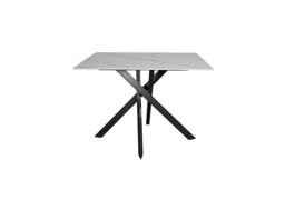 Samurai Bar Table with White Ceramic Top