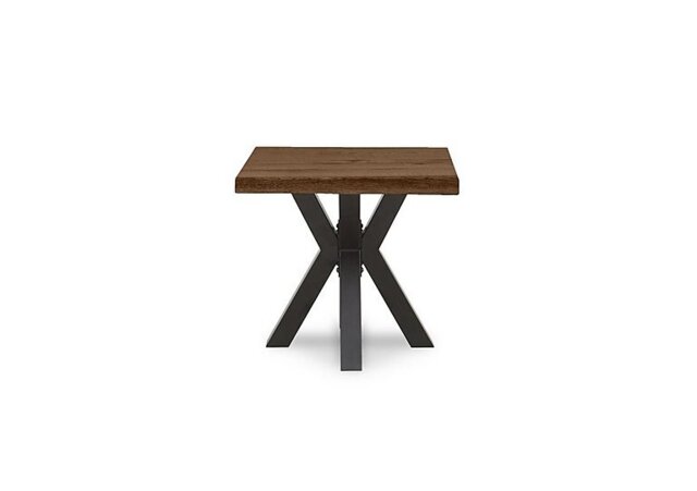 Bodahl - Terra Straight Edge Lamp Table with Metal Star Base - Desert