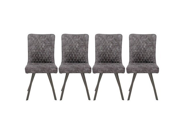 Earth Set of 4 Dining Chairs - Graphite