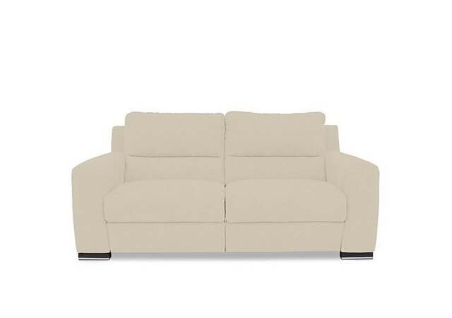 Viali Fabric 2 Seater Power Recliner Sofa - Frost