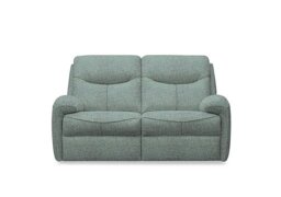 G Plan - Amesbury Fabric 2 Seater Sofa with Manual Recliner - Dapple Kingfisher
