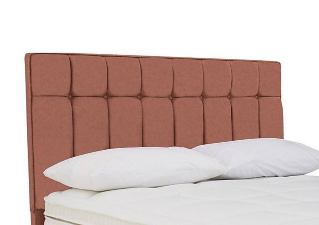 Sleepeezee - Beam Floor Standing Headboard - Super King - Burnt Orange