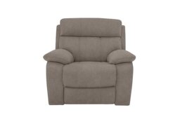 Moreno Fabric Power Recliner Armchair with Power Headrest - Silver