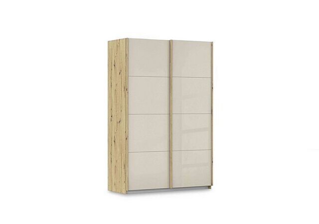 Rauch - Freja 136cm 2 Door Sliding Glass Wardrobe