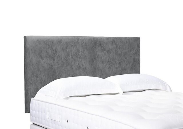 Artisan Collection Origin Standard Strutted Headboard - Double - Daytona Silver