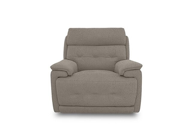Brescia Fabric Chair with Power Recliner - Silver