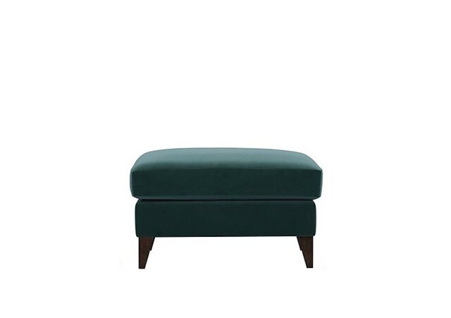 The Lounge Co. - Romilly Fabric Footstool - Evening Teal