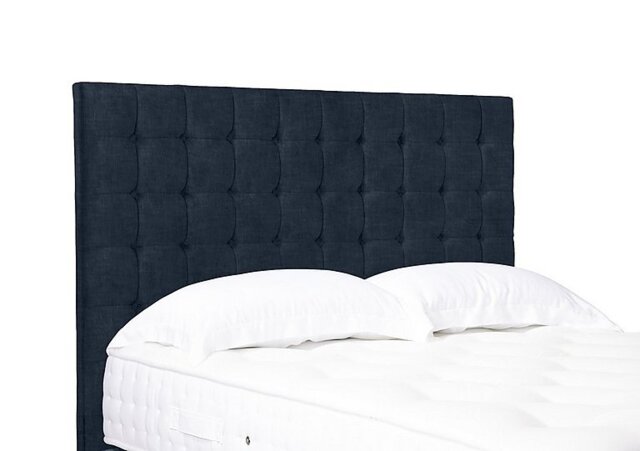 Artisan Collection Dot Medium Floor Standing Headboard - Super King - Granite Blue