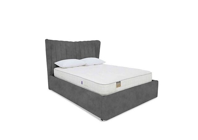 Highgrove - Bourne Ottoman Bed Frame - King Size - Lace Domino