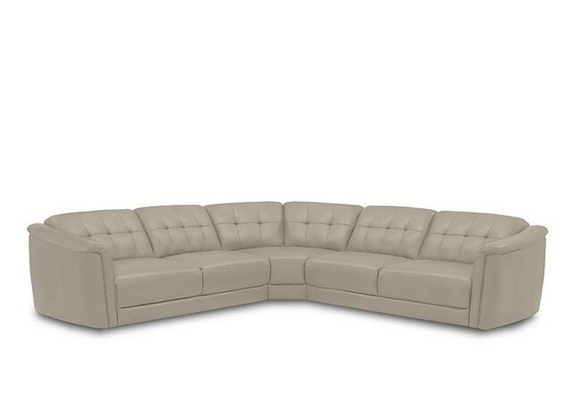 Monarch Large Leather Corner Sofa - Oyster Cat - Sofas and Armchairs - In Time for Christmas